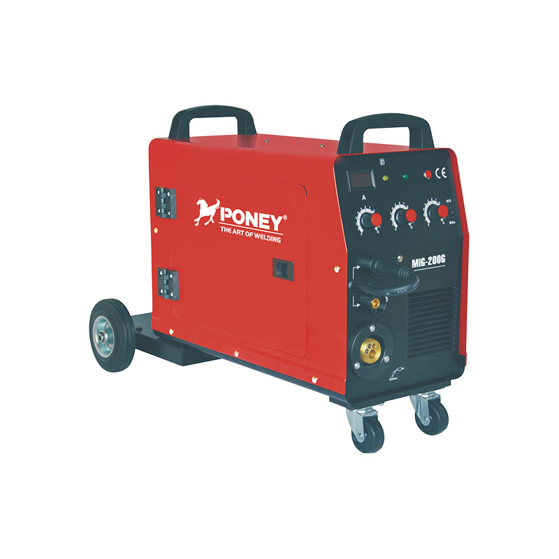 220V 200A 5 kg wire gas/no gas industrial MIG welding machine